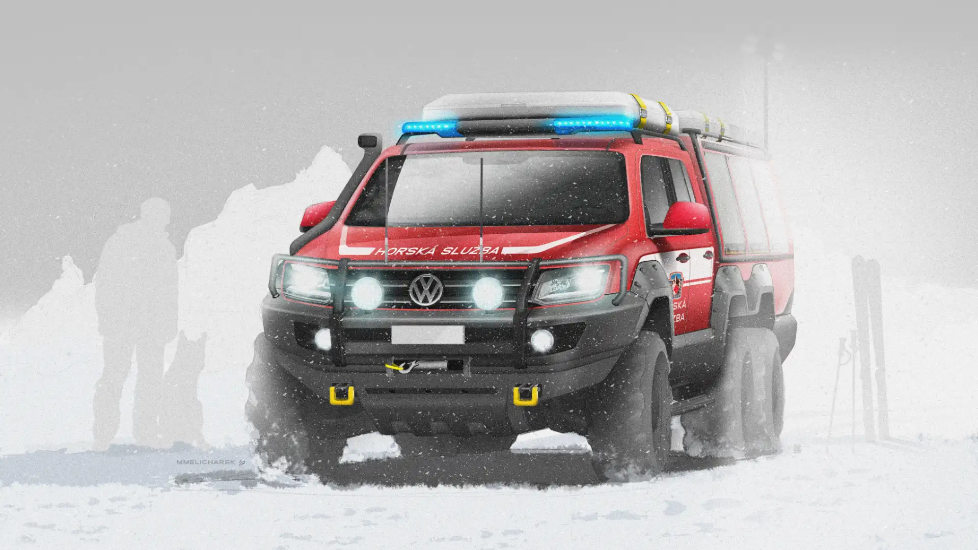 VW AMAROK 6x6 VW AMAROK 6x6_Design by Werkemotion