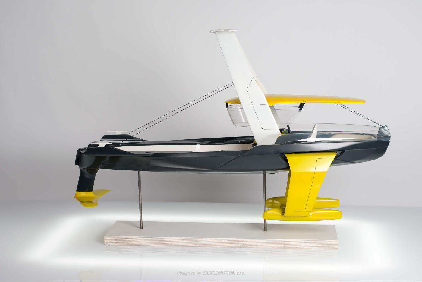 STRIDER - Hydrofoil concept - Naval design by WERKEMOTION design studio