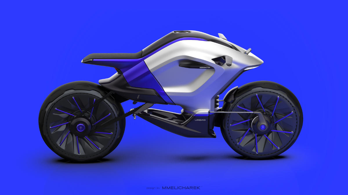URBAQ - The motorcycle of the Future - Concept by MMelicharek