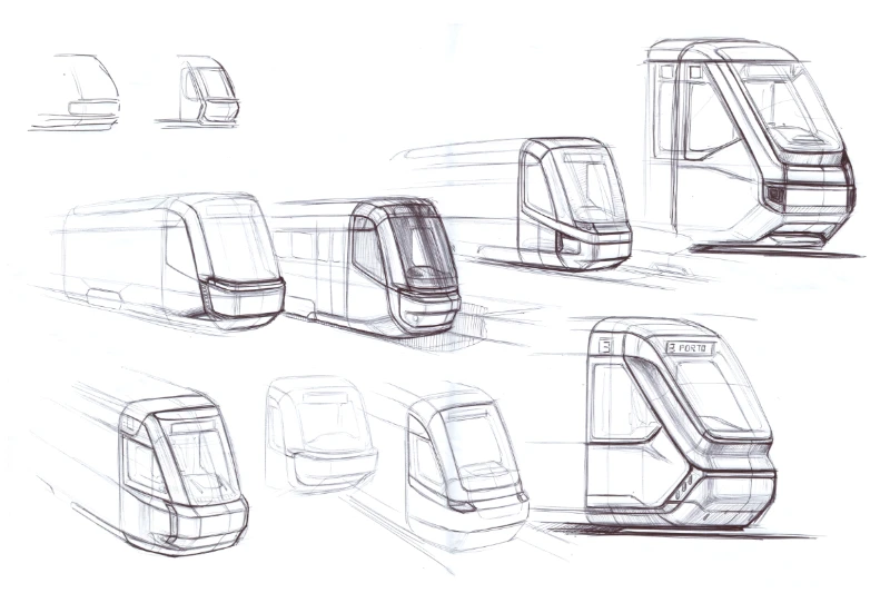Metro De Porto Hand Sketch Development_Design by Werkemotion