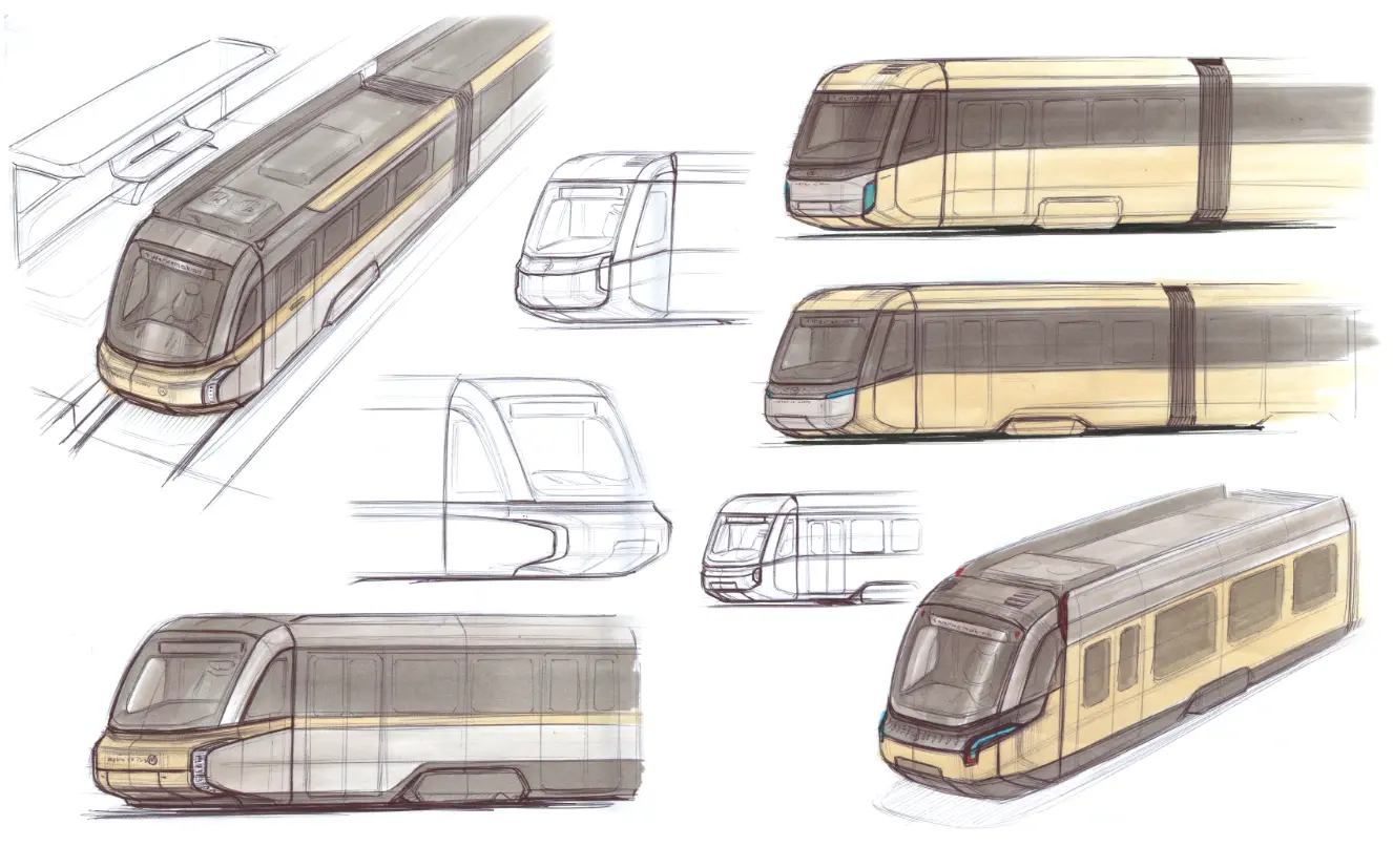 Metro De Porto Sketch Development Main image_Design by Werkemotion