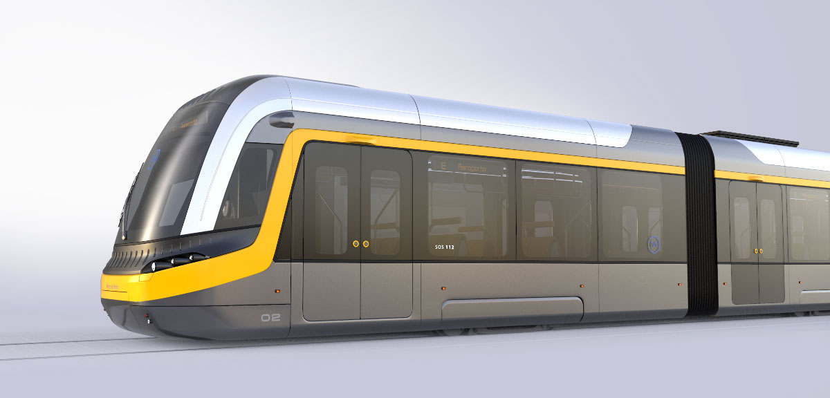 Metro de Porto - Streetcar design by WERKEMOTION