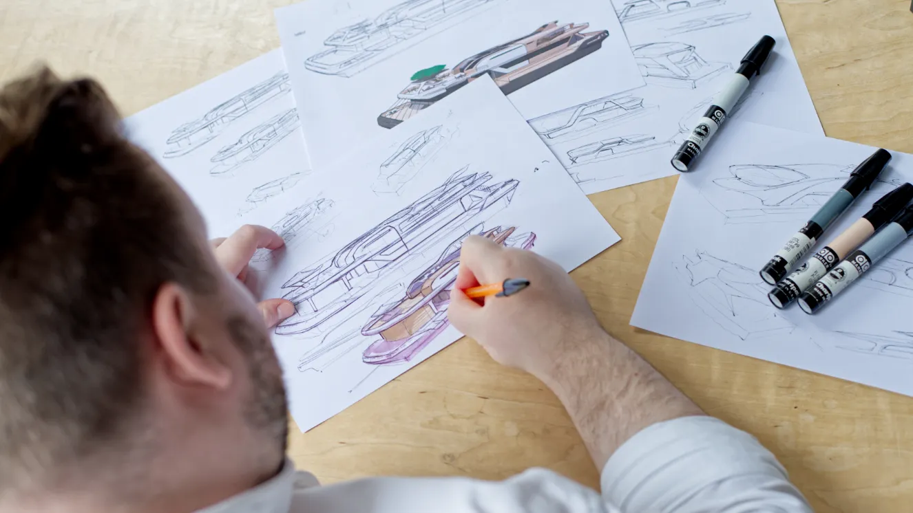 HUMA6 sketch development HUMA6 sketch development _Design by WERKEMOTION