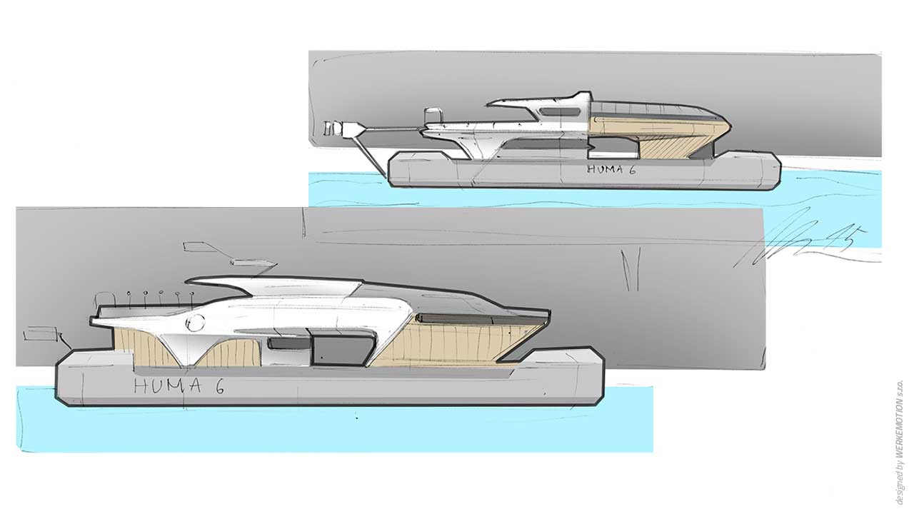 Floating pier HUMA 6 - Naval design by WERKEMOTION - Making of