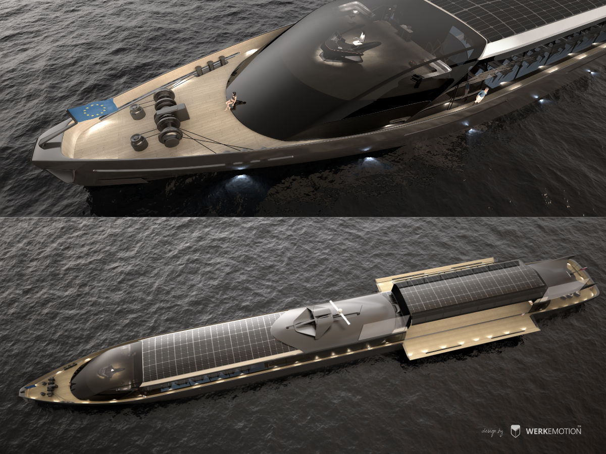 River boat - Ferdinand de Marteningo - Naval design by WERKEMOTION