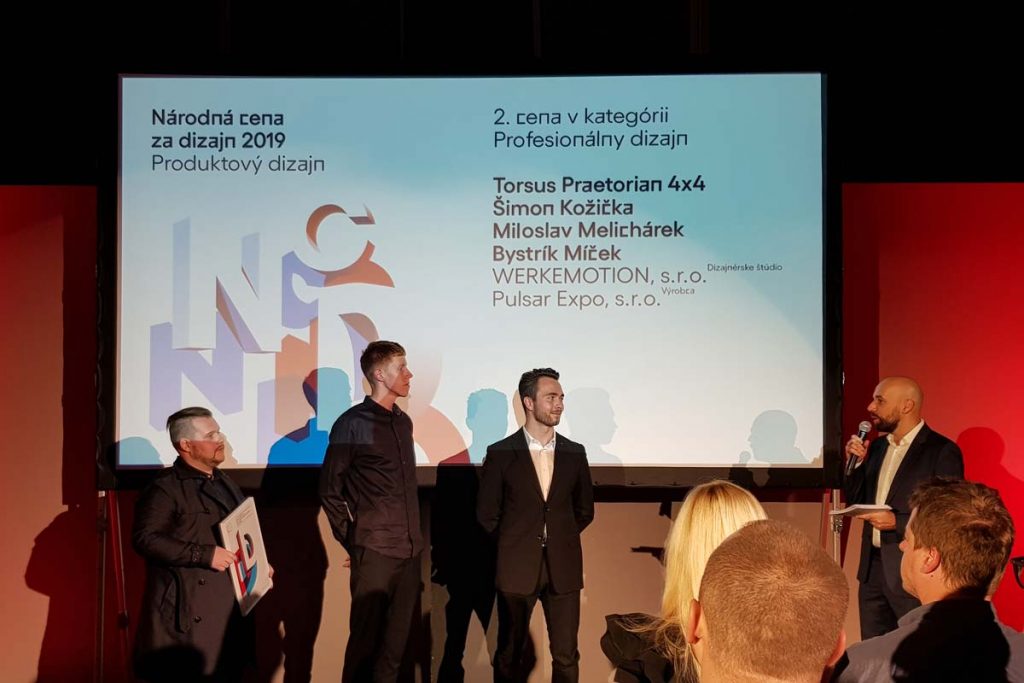 We have been awarded the Slovak National Product Design Award