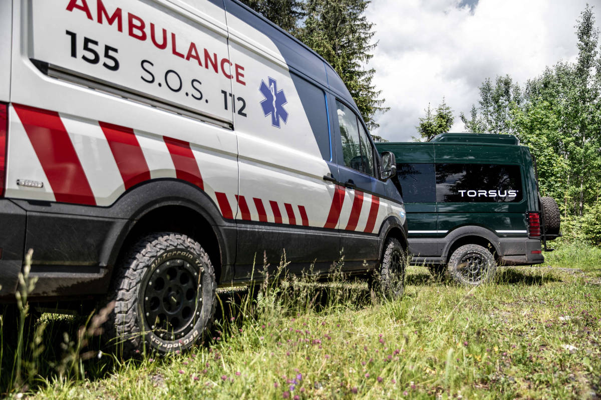 TORSUS TERRASTORM - 4x4 Off-road Ambulance