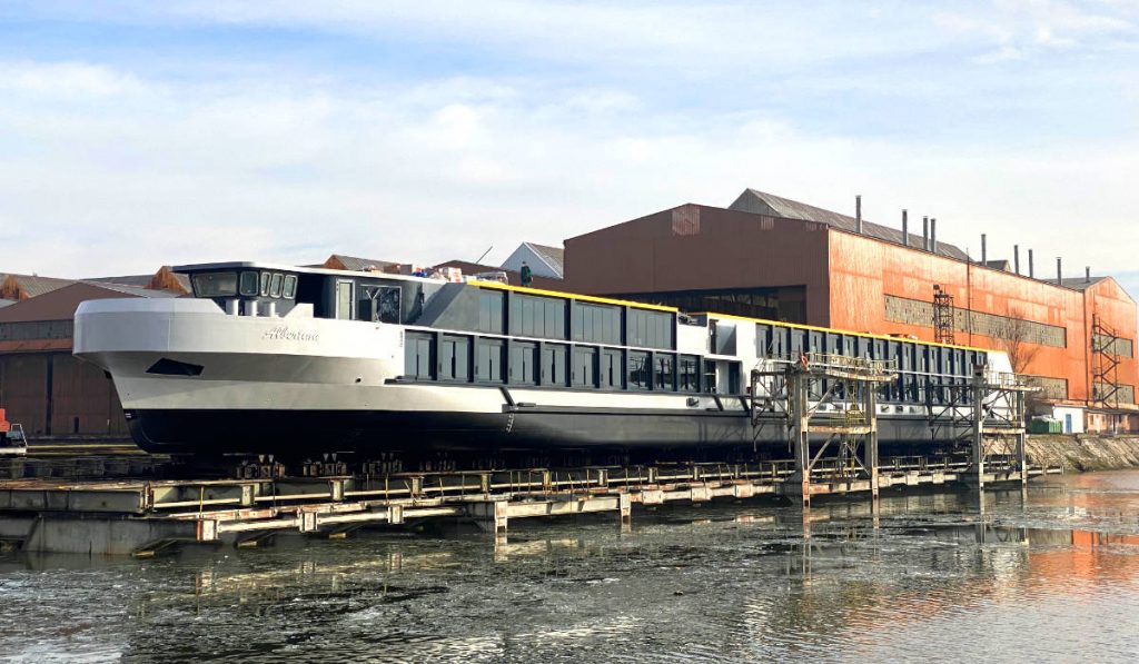 Launching Albertina River Cruiser