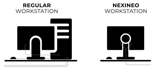 NEXINEO workstation comparison with regular PC