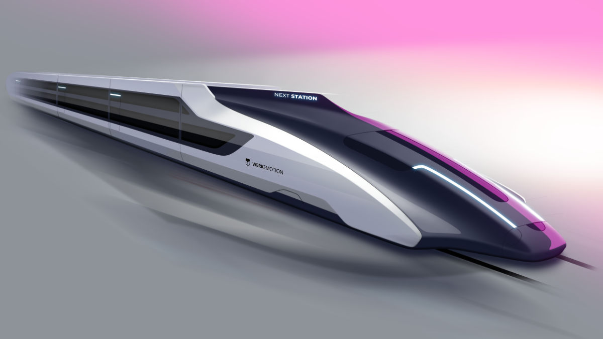 Speed Train concept design by WERKEMOTION