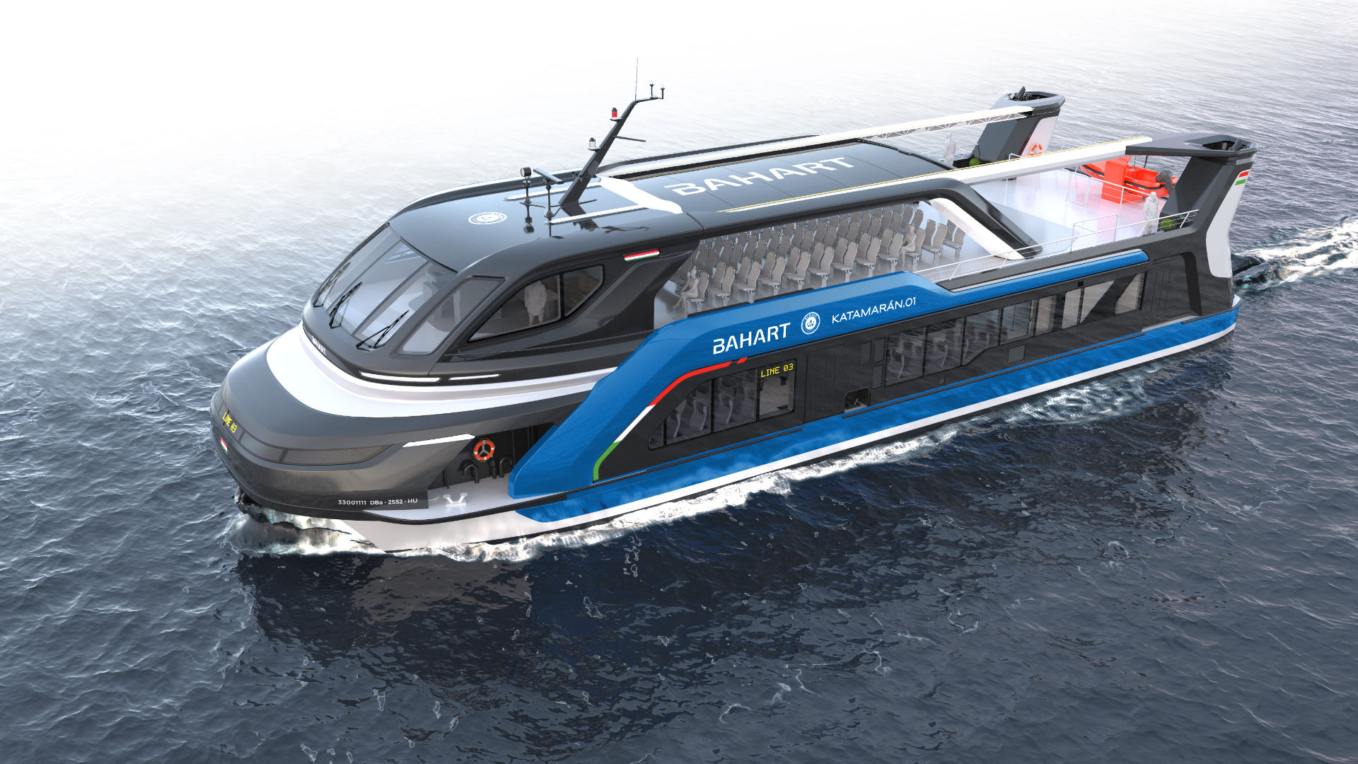 Bahart - New Catamaran for Balaton - design by WERKEMOTION