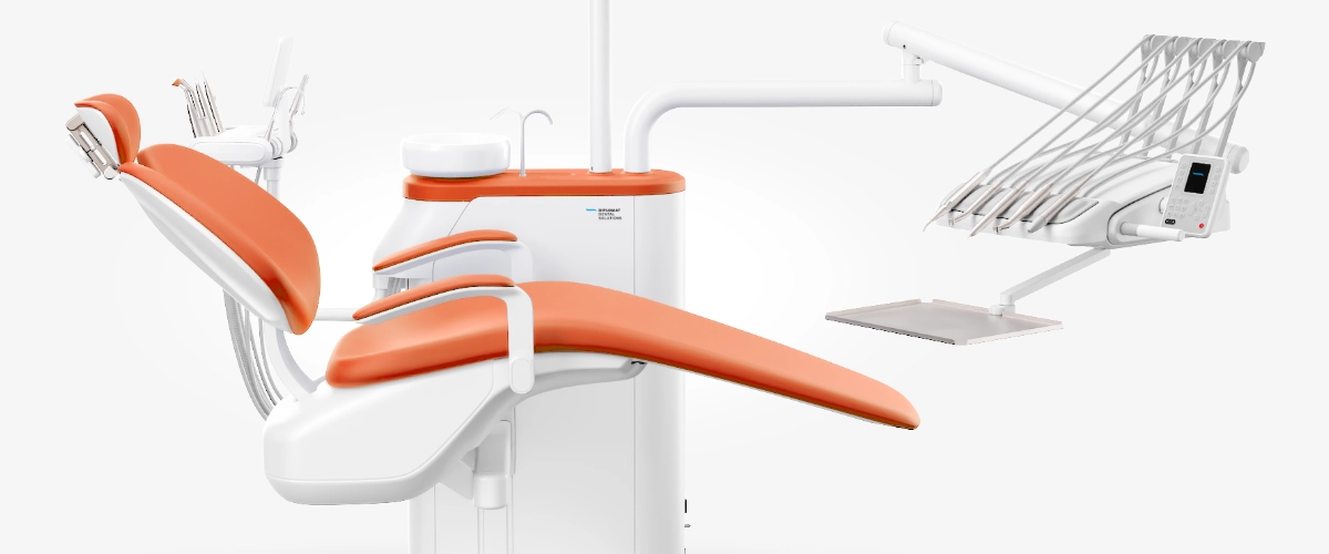 Diplomat Dental_Model ONE 200 Lifted Color option Orange_Design by Werkemotion