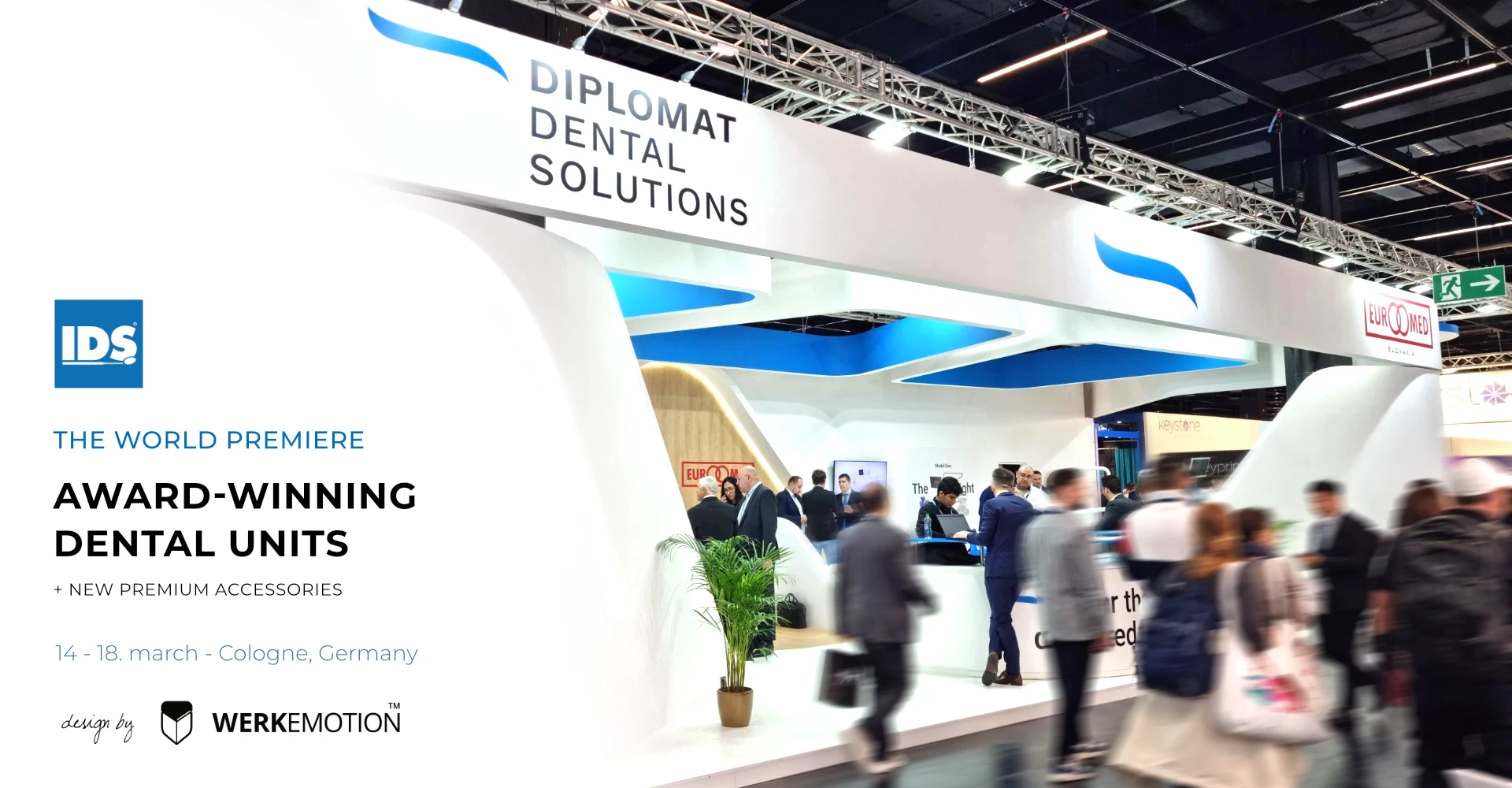 WERKEMOTION at IDS Expo 2023 with Diplomat Dental (Cologne, Germany)
