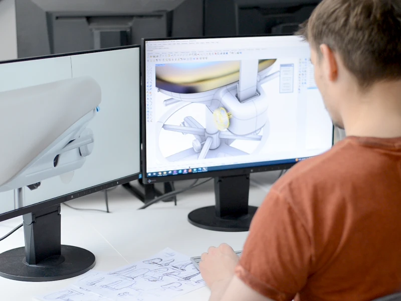 Dilomat Dental Stool 3D Development 05_Design by Werkemotion