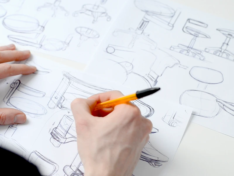 Dilomat Dental Stool Sketch Development 01_Design by Werkemotion