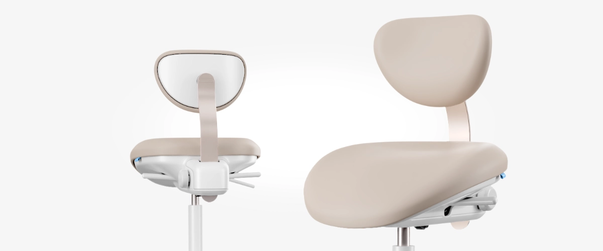 Diplomat Dental Dental Stool Color options brown_Design by Werkemotion