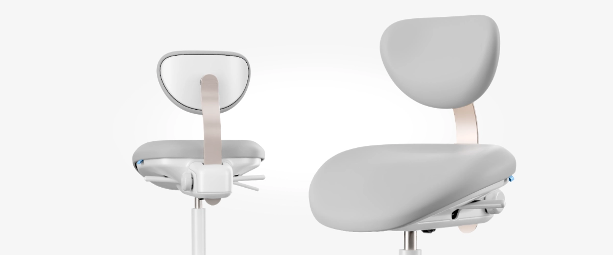 Diplomat Dental Dental Stool Color options gray_Design by Werkemotion