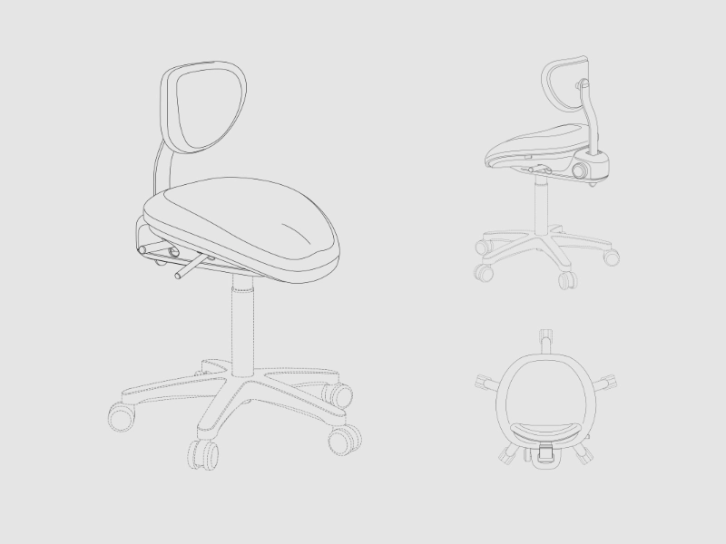 Diplomat Dental Dental Stool Shape Registration_Design by Werkemotion Diplomat Dental Dental Stool Shape Registration_Design by Werkemotion