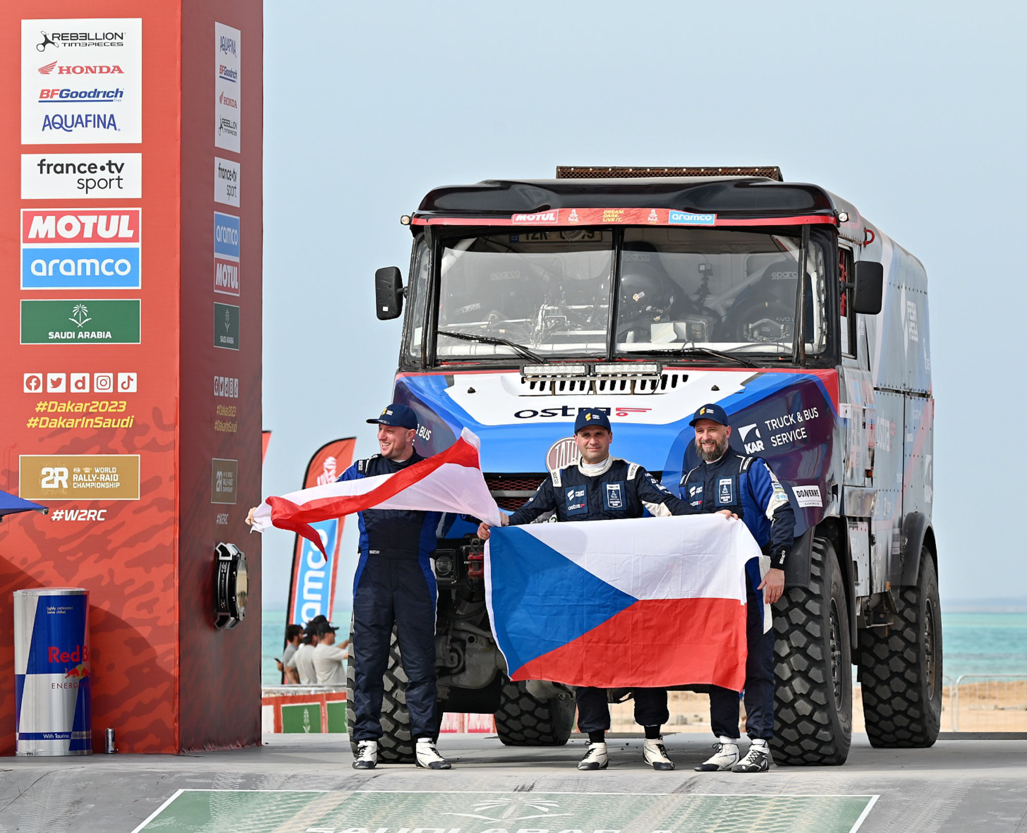 Dakar 2023 - Fesh Fesh team in livery design by WERKEMOTION