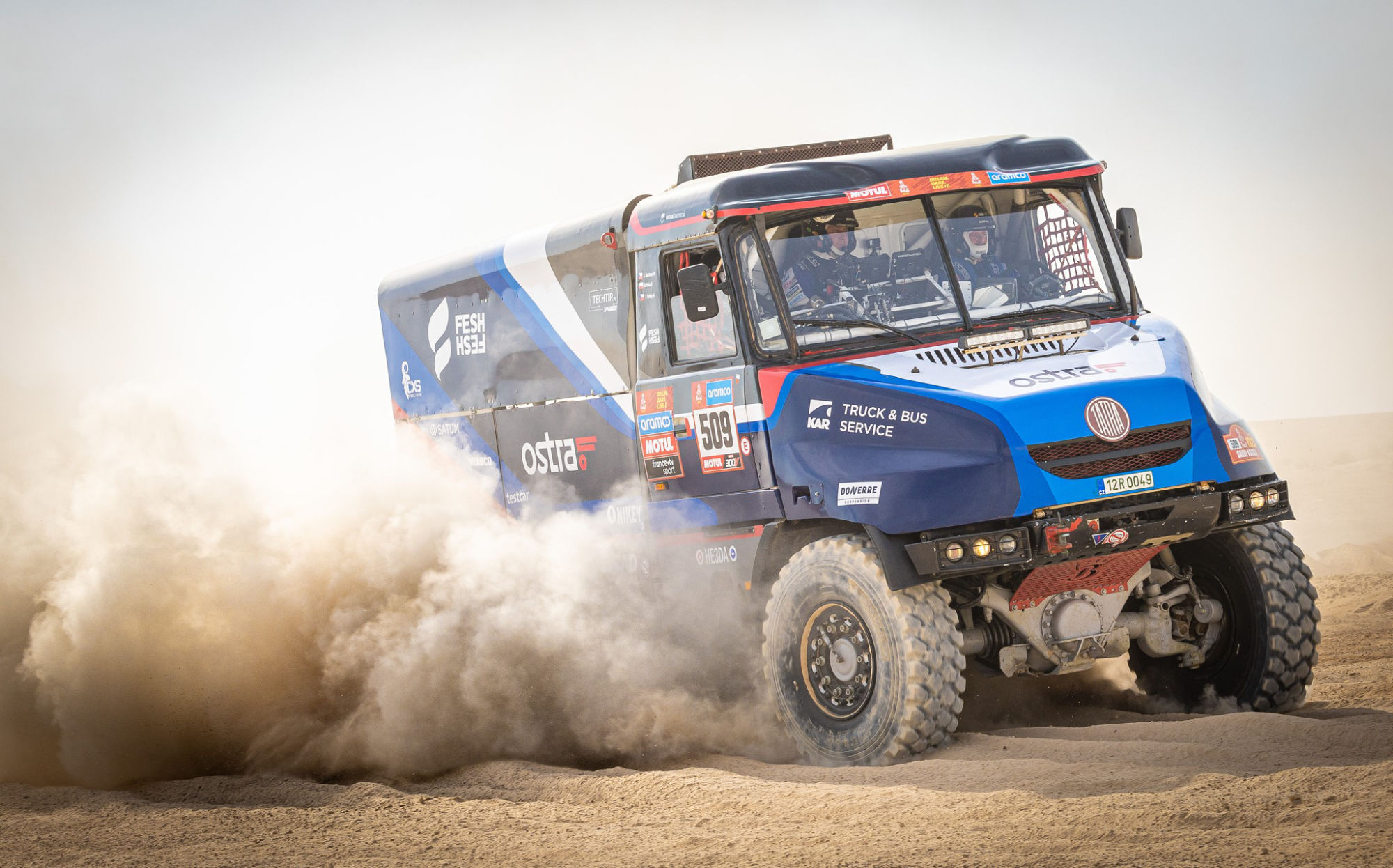 Dakar 2023 - Fesh Fesh team in livery design by WERKEMOTION