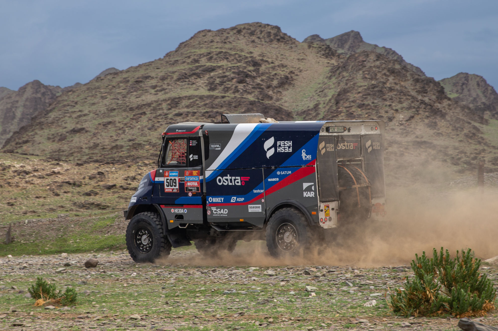 Dakar 2023 - Fesh Fesh team in livery design by WERKEMOTION