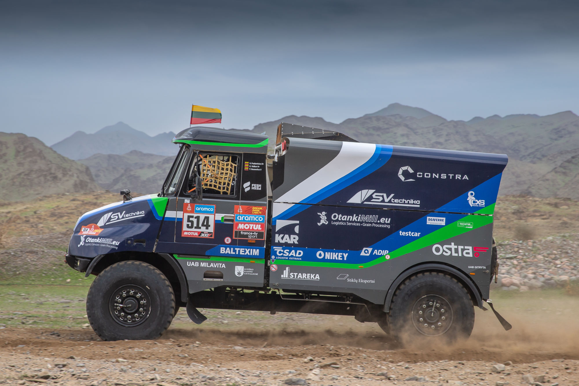 Dakar 2023 - Fesh Fesh team in livery design by WERKEMOTION