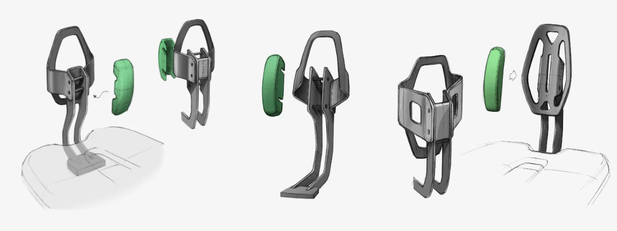 NESEDA Advanced Chair Sketch Development Backrest_Design by Werkemotion