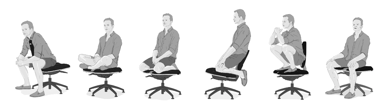 NESEDA Advanced chair Body positions_Design by Werkemotion