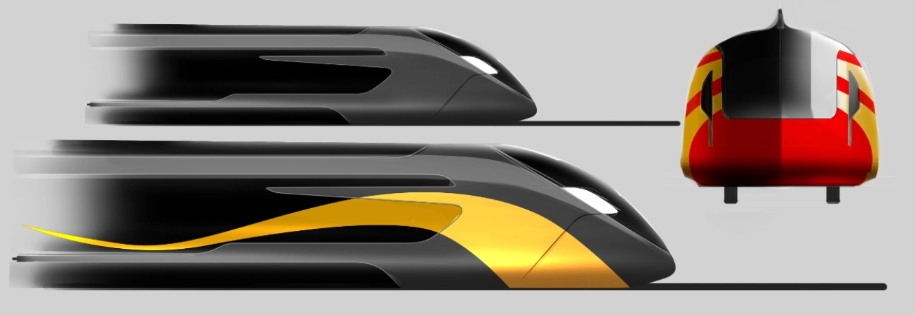 SpeedTrain Golden Dragon Concept_Design by Werkemotion