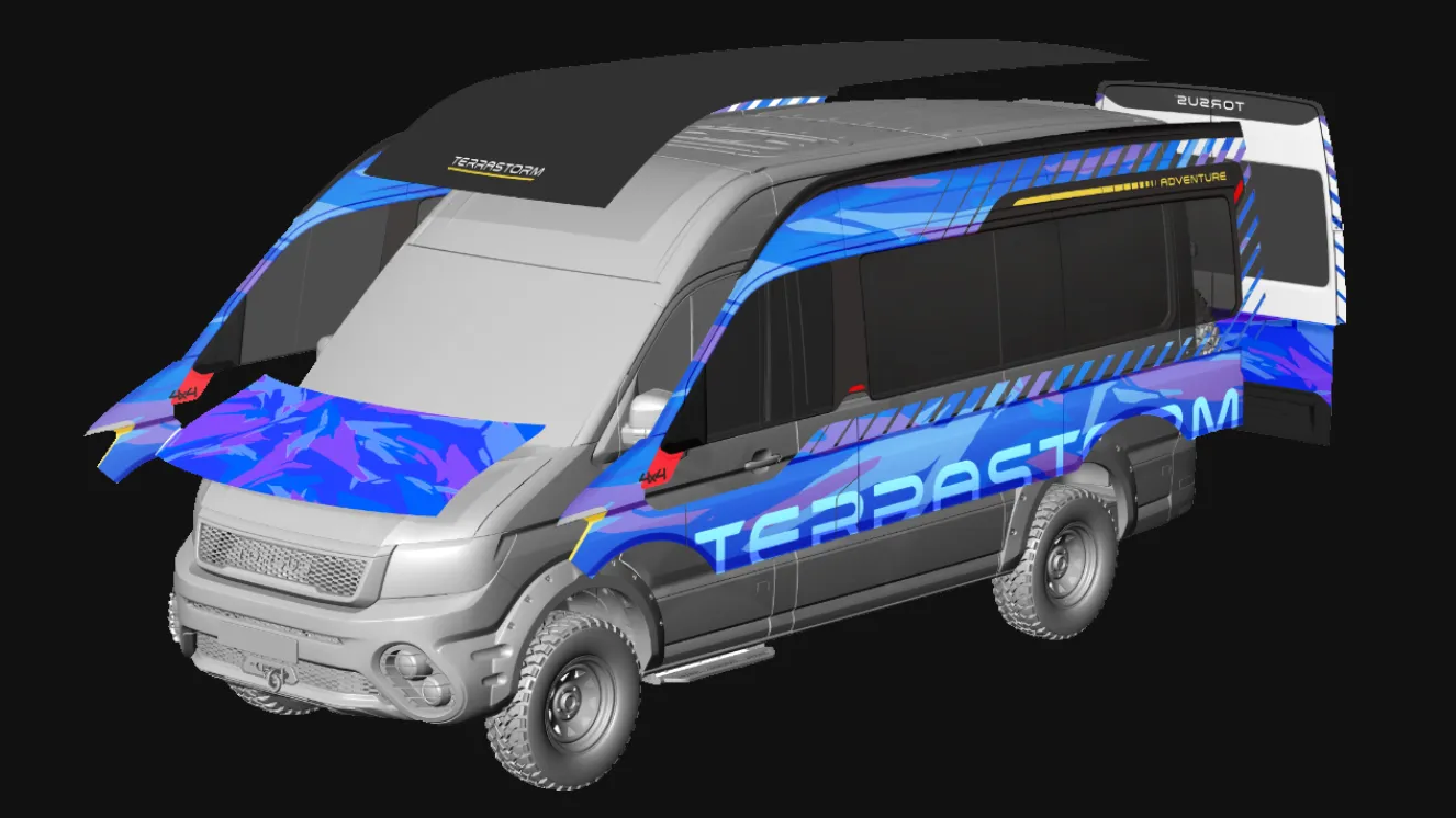 TORSUS TERRASTORM ADVENTURE LIVERY EXPLODE TORSUS TERRASTORM_ADVENTURE LIVERY EXPLODE dark_Design by WERKEMOTION