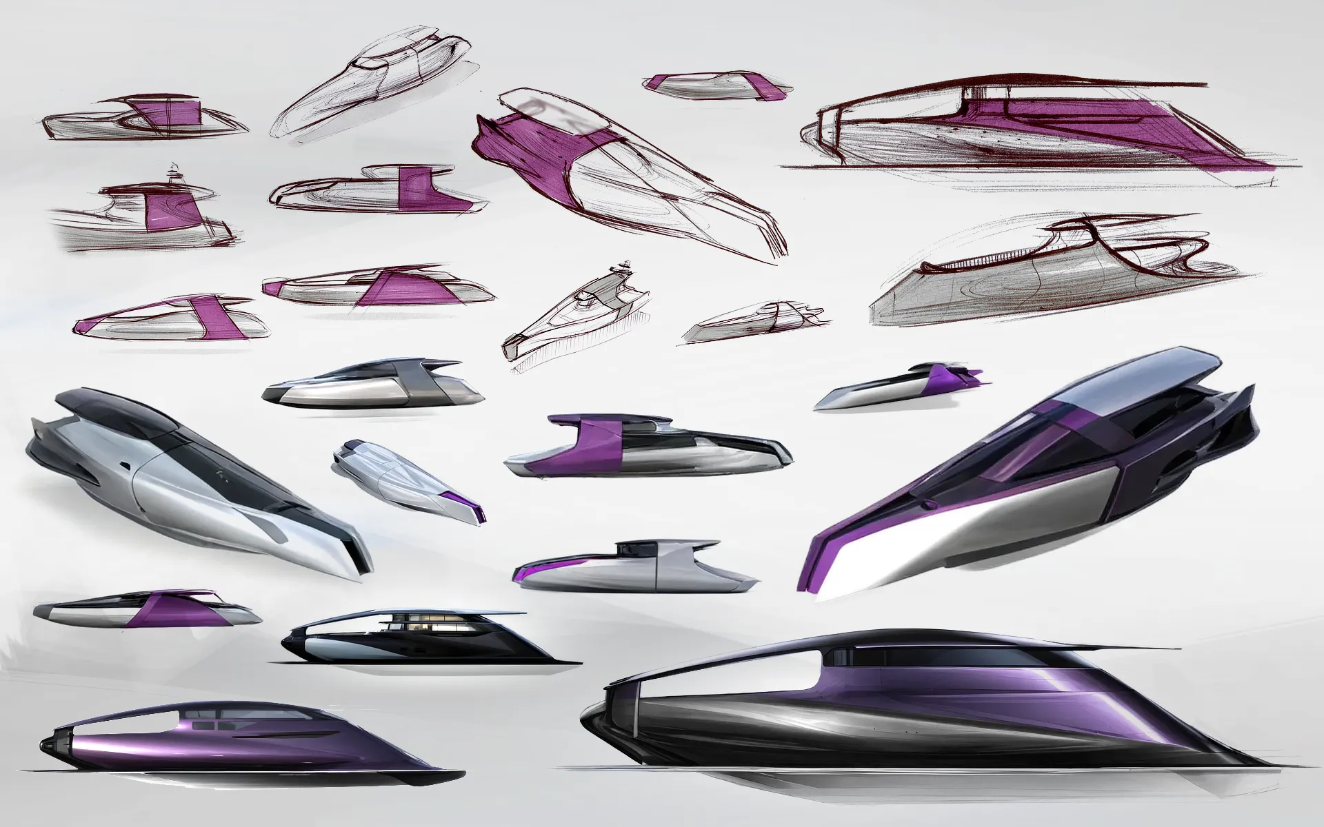 WERKEMOTION YACHT CONCEPT - CELESTE - SKETCH DEV WERKEMOTION YACHT CONCEPT - CELESTE - SKETCH DEV