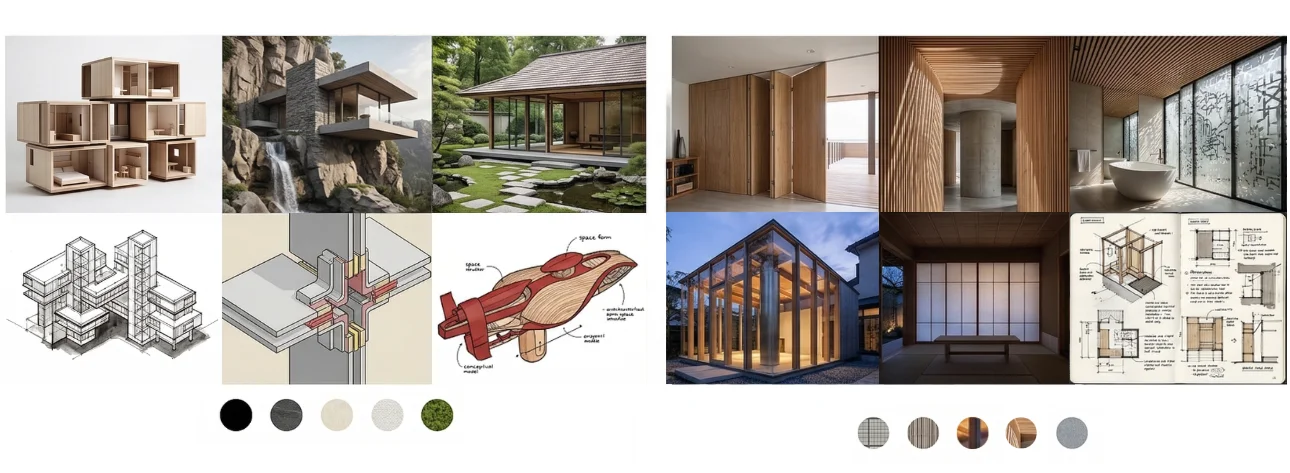 YACHT CONCEPT - JASMINE - MOOD BOARD insp