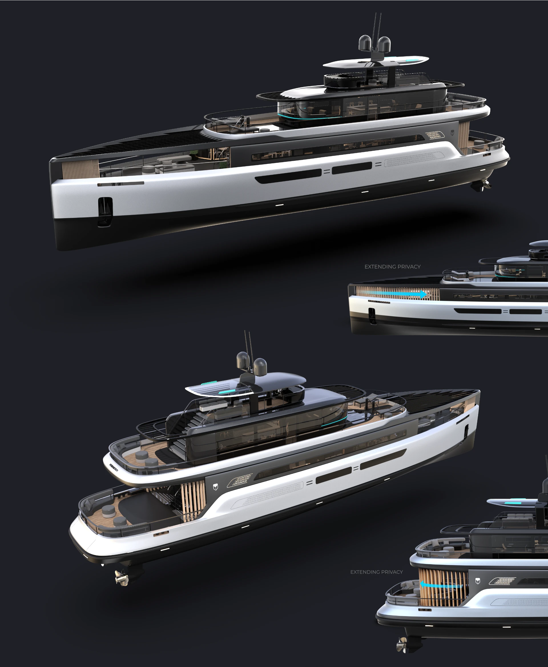 WERKEMOTION YACHT CONCEPT A - MADELINE - FINAL DESIGN WERKEMOTION YACHT CONCEPT A - MADELINE - FINAL DESIGN