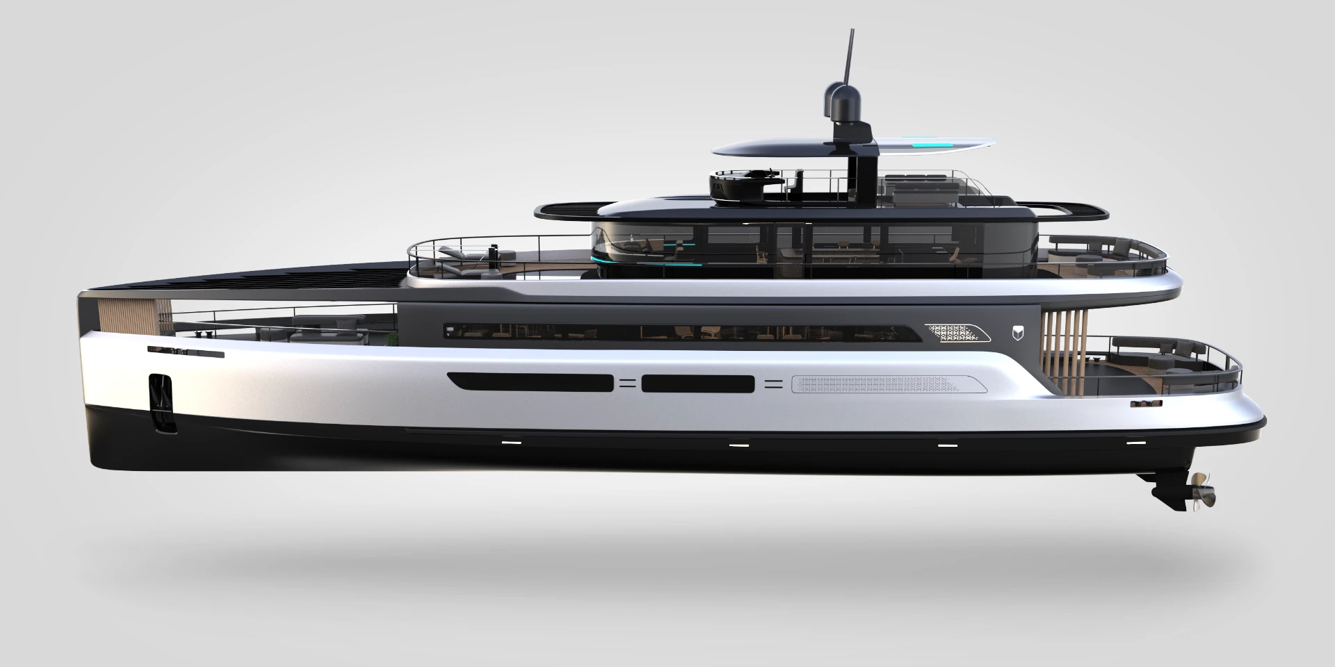 Yacht Concept Design - Madeline - Design by WERKEMOTION - 01 Yacht Concept Design - Madeline - Design by WERKEMOTION