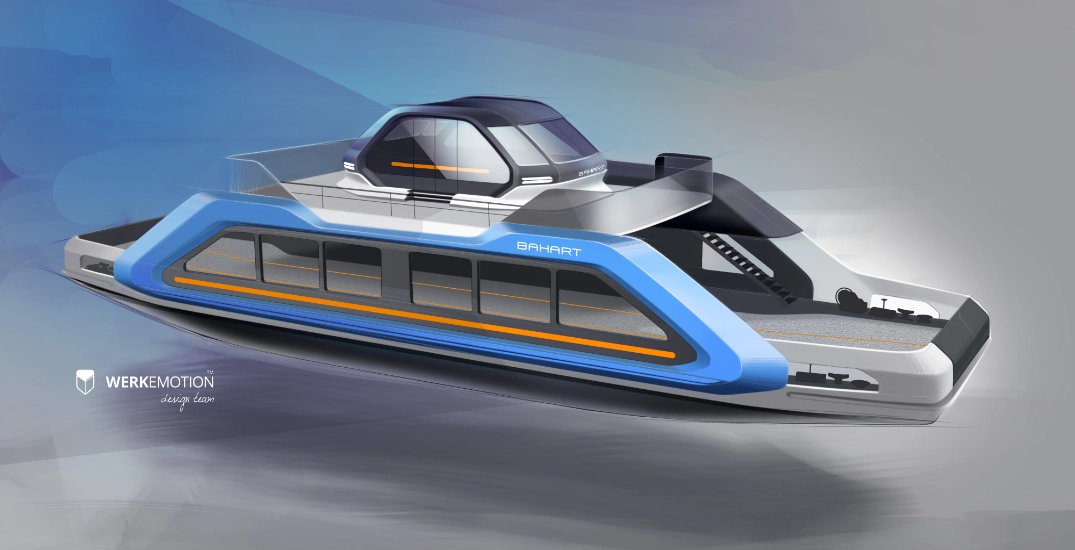 BAHART New Fleet - Ferry - Press Sketch by WERKEMOTION BAHART New Fleet - FERRY - Press Sketch - design by WERKEMOTION