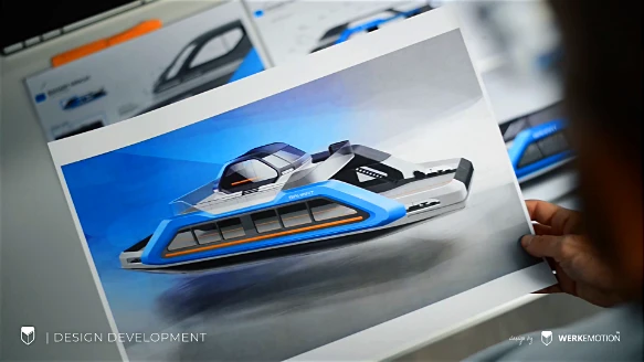 Bahart ships for Balaton - design process by WERKEMOTION design studio