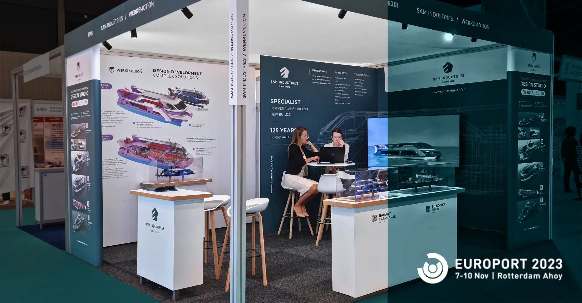 WERKEMOTION design studio at Europort Exhibition 2023