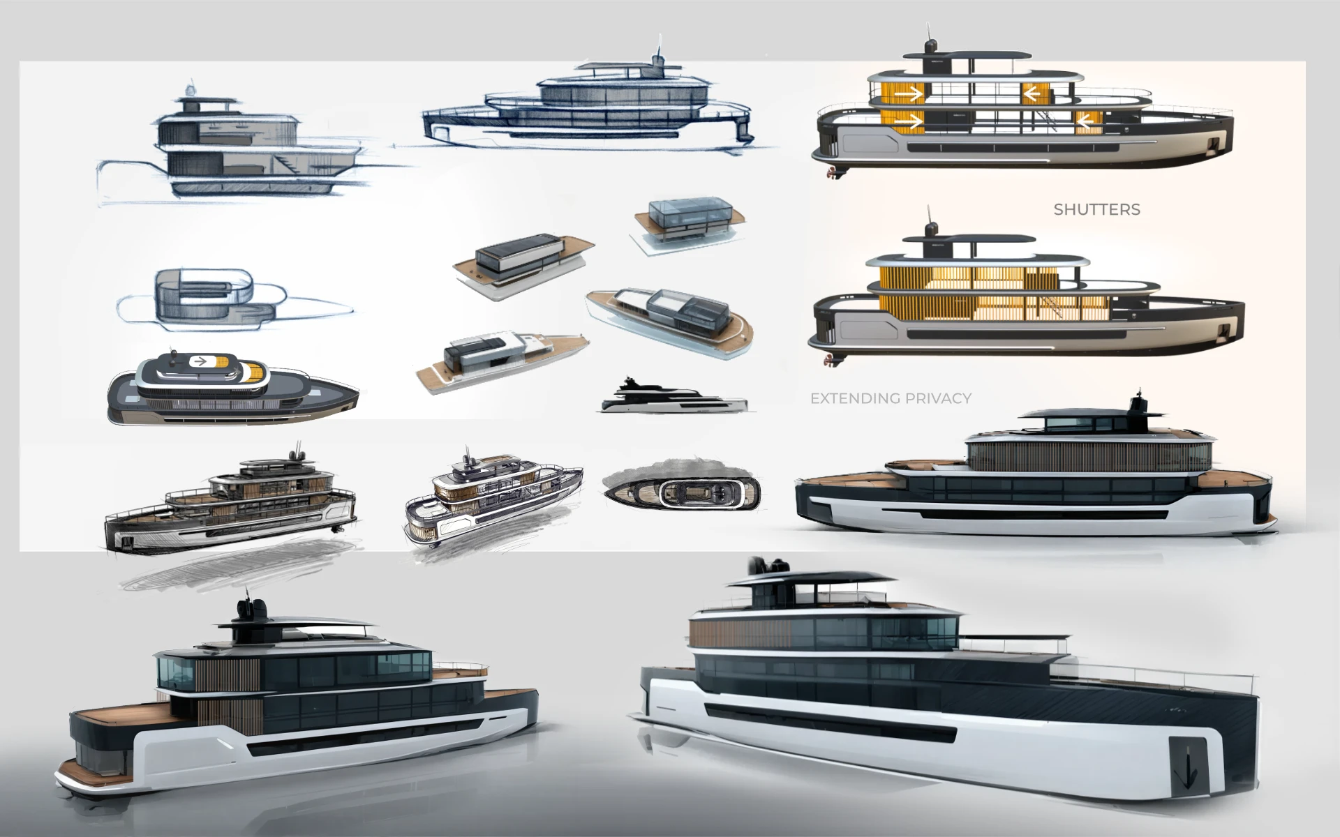 WERKEMOTION - WE YACHT CONCEPT - JASMINE - SKETCH DEV WERKEMOTION - WE YACHT CONCEPT - JASMINE - SKETCH DEV