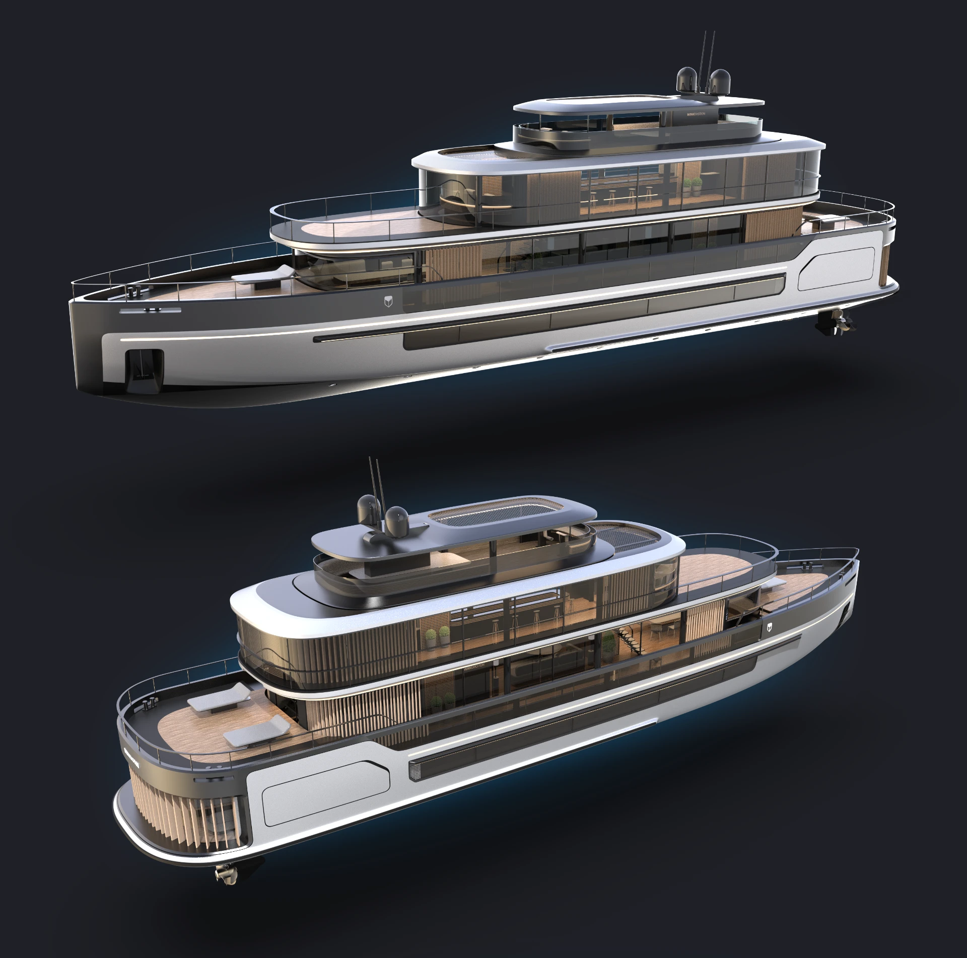 WERKEMOTION YACHT CONCEPT - JASMINE - FINAL DESIGN WERKEMOTION YACHT CONCEPT - JASMINE - FINAL DESIGN