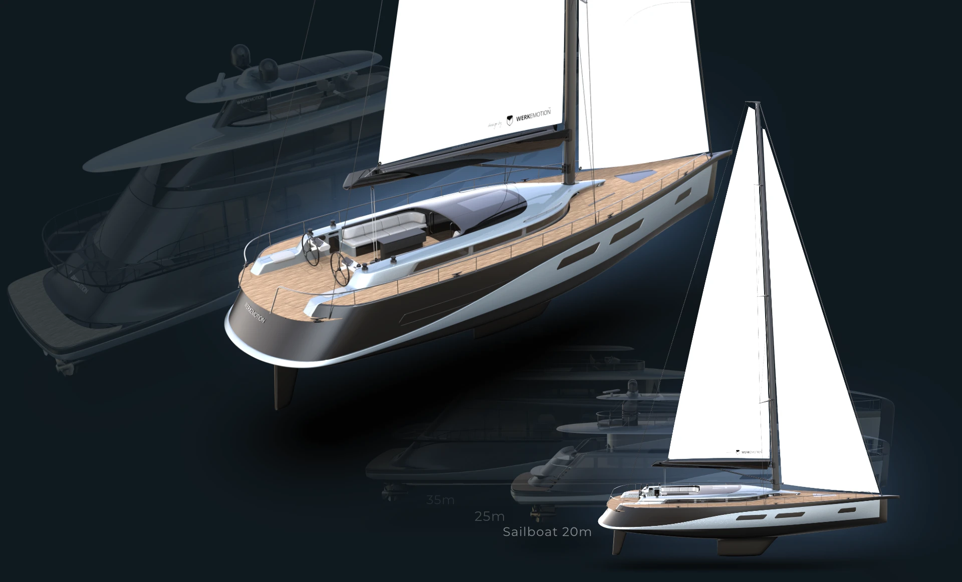 YACHT - CELESTE design by WERKEMOTION YACHT - CELESTE design by WERKEMOTION